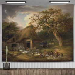 Tenture Murale Nature - Le Vieux Moulin des Landes