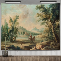 Tenture Murale Nature - Voyage en Toscane & Rives Paisibles