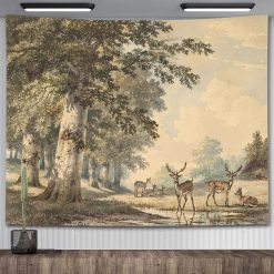 Tenture Murale Nature – L'Oée des Cerfs & Clairière de Sologne