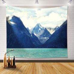 Tenture Murale Paysage "Lac des Sommets Silencieux"
