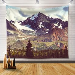 Tenture Murale Paysage "Massif des Cimes Sauvages"