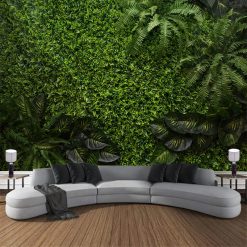 Tenture Murale Paysage Mur Feuillage Tropical