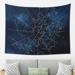 Tenture Murale Astrologie « Carte des Constellations »