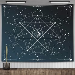 Tenture Murale Astrologie « Constellations & Géométrie Céleste »