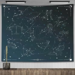 Tenture Murale Astrologie « Constellations du Zodiaque »