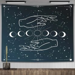 Tenture Murale Astrologie « Entre les Mains de la Lune »