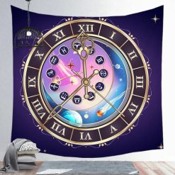 Tenture Murale Astrologie « Horloge Astrale »