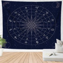 Tenture Murale Astrologie « Rose des Astres »