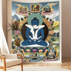 Tenture Murale Bouddhiste « L’Union Sacrée de Samantabhadra »