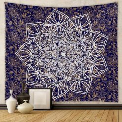 Tenture Murale Mandala Lotus Royal