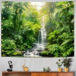 Tenture Murale Nature Cascade Tropicale