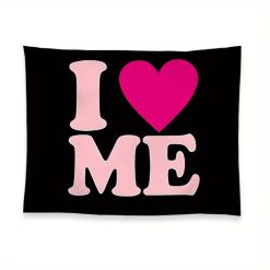 Tenture Murale Design "I Love Me"