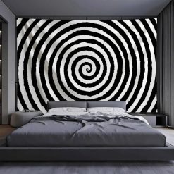 Tenture Murale Design « Spirale Hypnotique »