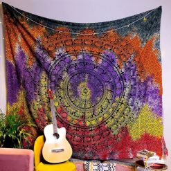 Tenture Murale Mandala « Crépuscule Bohème »