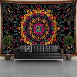 Tenture Murale Mandala « Éclat Tropical »