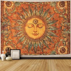 Tenture Murale Mandala « Soleil Sacré »