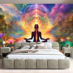 Tenture Murale Zen « Éveil des Chakras »