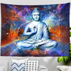 Tenture Murale Zen Méditation Bouddha « Sérénité Céleste »