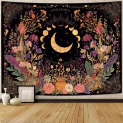 Tenture Murale Bohème Jardin Nocturne Mystique