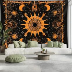 Tenture Murale Mandala « Éclipse Solaire »