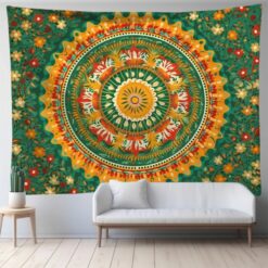 Tenture Murale Mandala « Jardin Solaire »