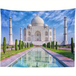 Tenture Murale Paysage Taj Mahal Majestueux